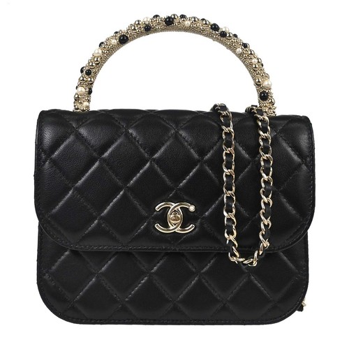 Best08 chanel black - chanel, lambskin