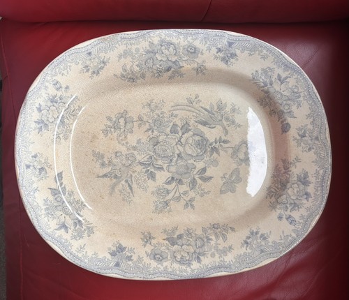 Asiatic blue white vintage - blue,