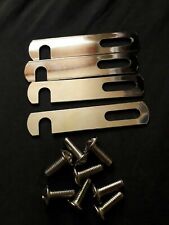 Divan Bed Base Connecting Link Bars 98mm Silver Nickle Plated Linking Bar & Bolt