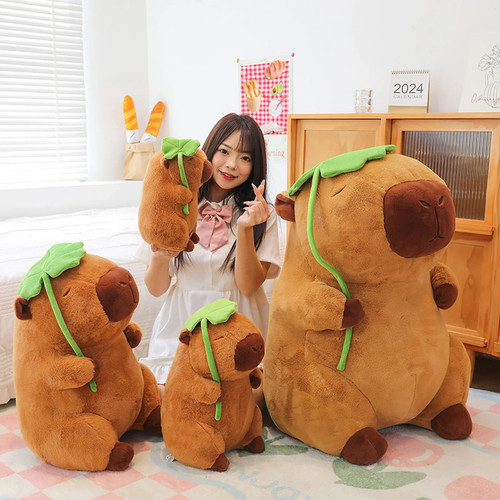 Giant capybara plush toy with - capybara,