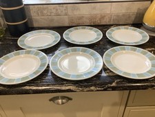 JAJ Pyrex Matchmaker Plates  X 6 Vintage Retro 1970s