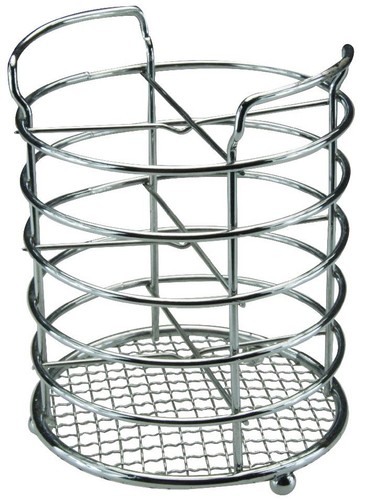 Chrome cutlery holder - chrome,