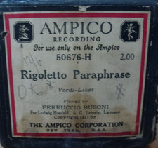 Ampico reproducing roll - ampico,