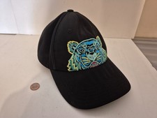 Kenzo Paris Baseball Cap Hat, Embossed Tiger Motif,  Adjustable, Mens, Womens