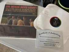 SIGNED THE BEACH BOYS TODAY