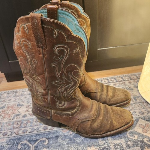 Ariat brown western boots - ariat,