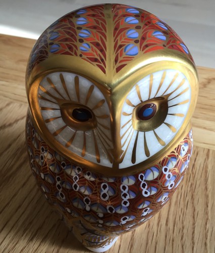 Royal crown derby barn owl - barn,