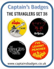 Set of 4 Stranglers Badges