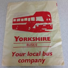 transport memorabilia Yorkshire Buses promotional carrier bag 90's Leyland