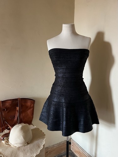 Herve leger black stretch knit - herve,