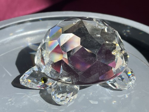 Swarovski large crystal turtle - swarovski,