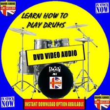 LEARN TO PLAY DRUMS VIDEO DVD Beginners Guide Easy To Follow A-Z Expert Lessons
