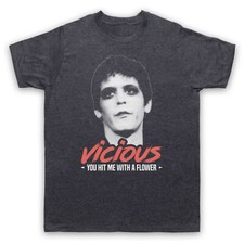 LOU REED UNOFFICIAL VICIOUS VELVET UNDERGROUND ROCK MENS & WOMENS T-SHIRT