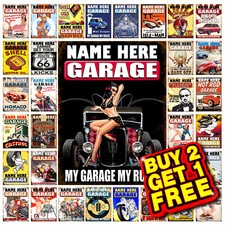 Garage Personalised Metal Tin