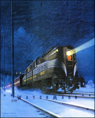Pennsylvania railroad 1936 - railroad,