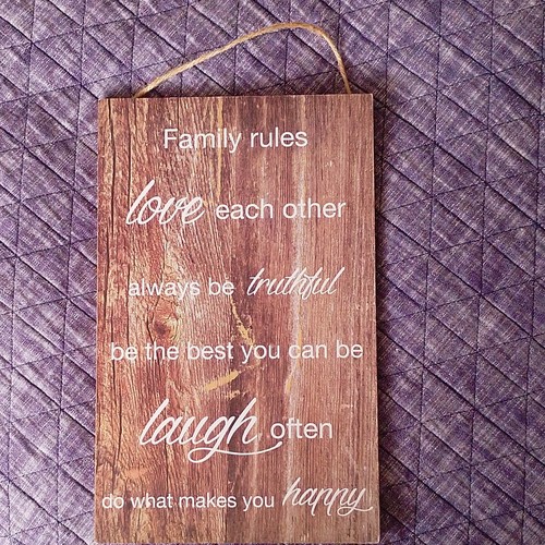 Family rules inspirational - family,