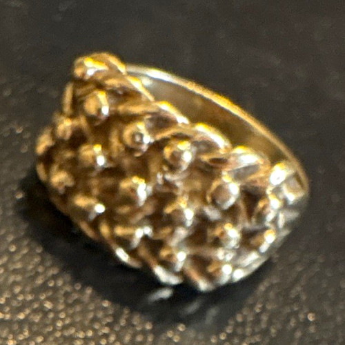 Gold keeper ring - 9,