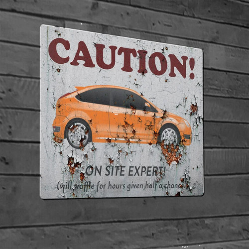 Man cave metal sign pub - man, disco