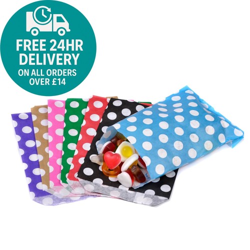 Paper sweet bags polka - paper, dot