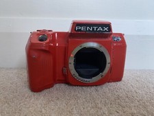 Vintage Pentax Red Camera Body SLR Film Camera Photography