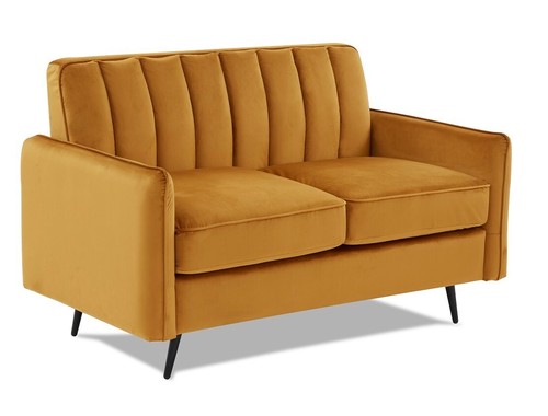 Velvet seater sofa - seater,