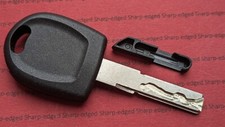 KEY BLANK HU66 AUDI A1 SEAT SKODA VOLKSWAGEN CADDY GOLF POLO CUT TO CODE PHOTO