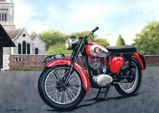 Bsa bantam classic british - d7,