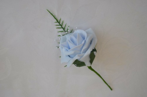 Pale blue ivory - pale, &