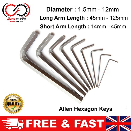 Allen hex key loose 5mm - allen,
