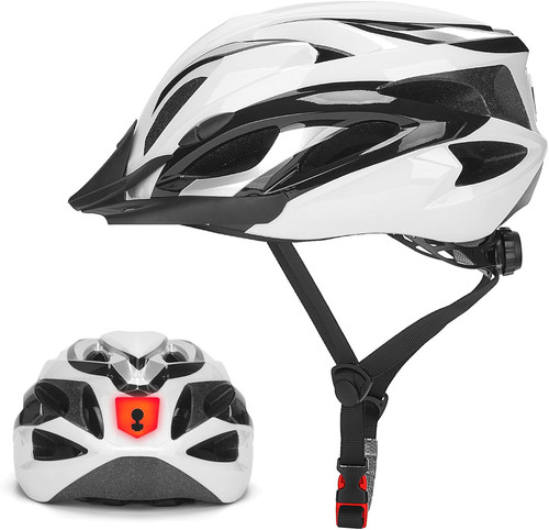 Adult bike helmet with light - bike,