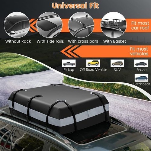 Costway 424l large car - large, roof
