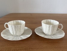 Pair Of Belleek Tridacna