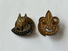 2 - Old Boy Scouts Lapel Badges.