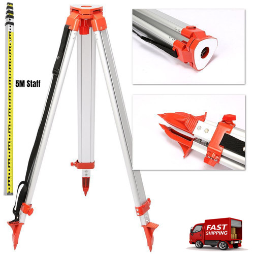 Aluminium tripod 5m survey - aluminium, &