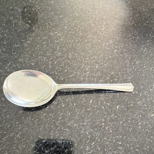 Silver plate spoon marked - silver,