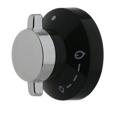 Genuine New World 444440036 600SIDLM Black Silver Cooker Knobs