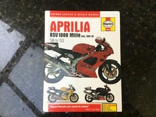 APRILIA RSV1000 Mille (RSV-R) 1998 to 2003 SERVICE REPAIR MANUAL BY HAYNES
