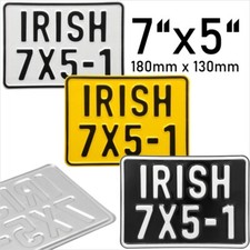7x5 Irish Ireland Font Novelty