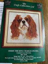 The Craft Collection Limited - Timmy The King Charles Spaniel - Cross Stich Kit