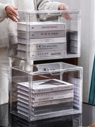 Clear acrylic storage - clear, box