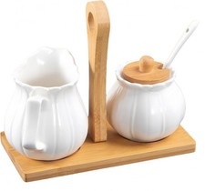 Ceramic Sugar and Creamer Set