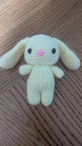 Handmade crochet bunny - handmade,