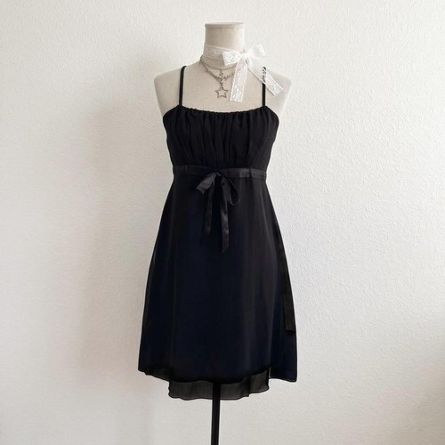 Black fairygrunge midi dress - midi,