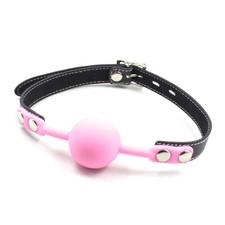 Ball gag open mouth - gag, lips