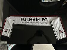 Fulham FC Black, White And Red Thin Football Scarf 2023 / 2024