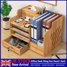 Wooden Office Desk File