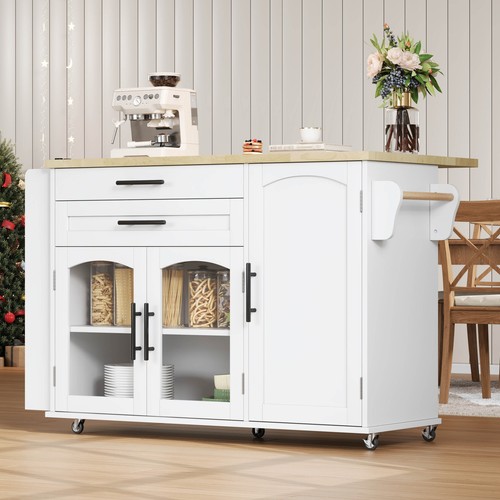 Mobile kitchen island - kitchen, on