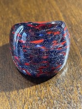 Vintage Murano Glass Ring Blue