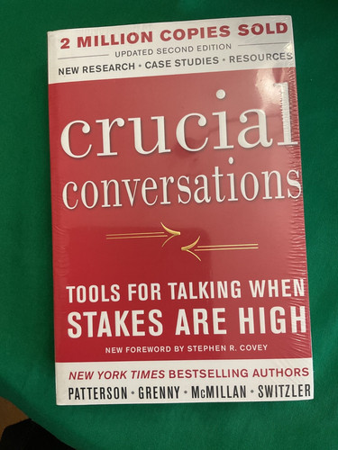 Crucial conversations and - crucial,