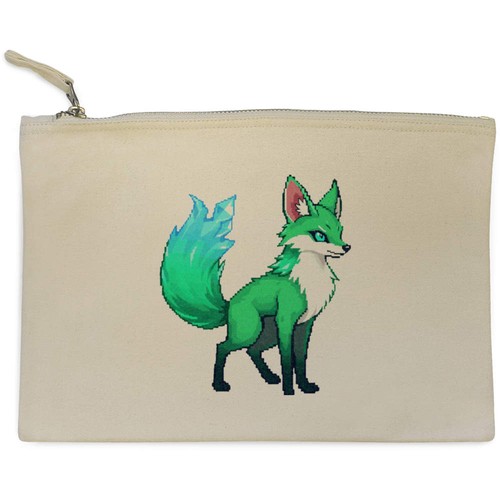 Emerald fox canvas - fox', zip